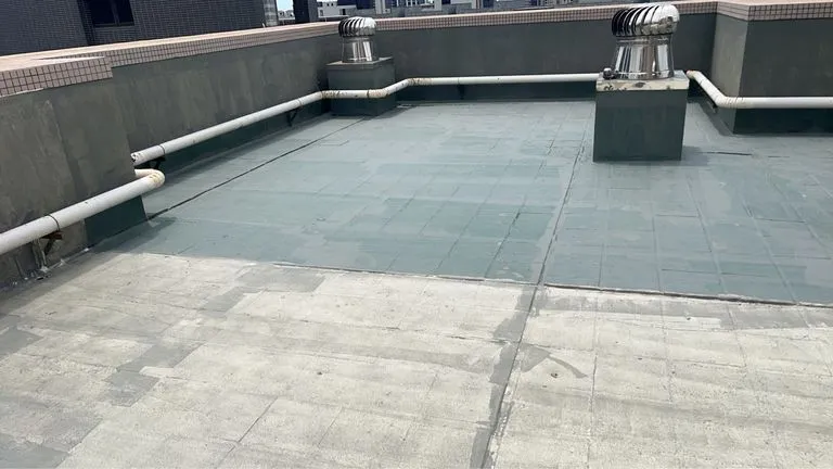 新竹頂樓防水工程案例第二階段施工