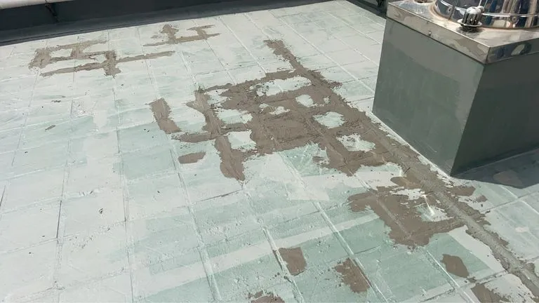新竹頂樓防水工程案例第二階段施工