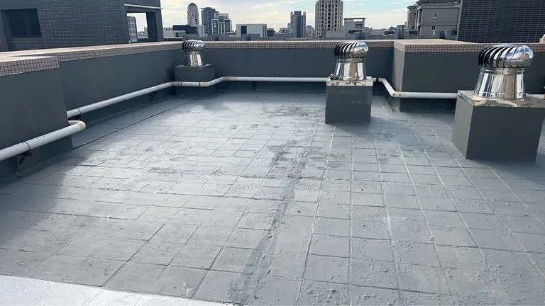 新竹頂樓防水工程案例第二階段施工