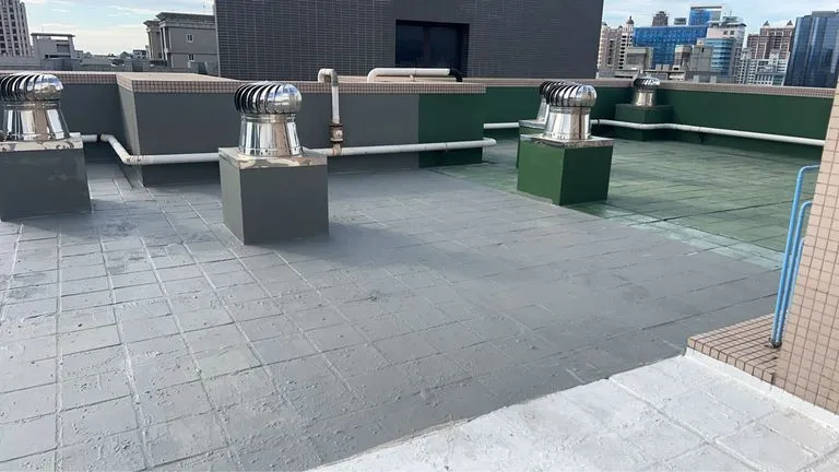 新竹頂樓防水工程案例第二階段施工