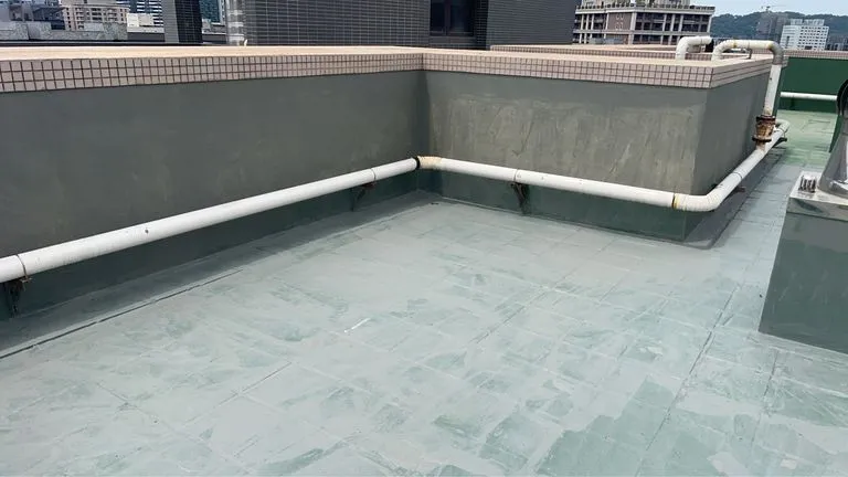 新竹頂樓防水工程案例第二階段施工
