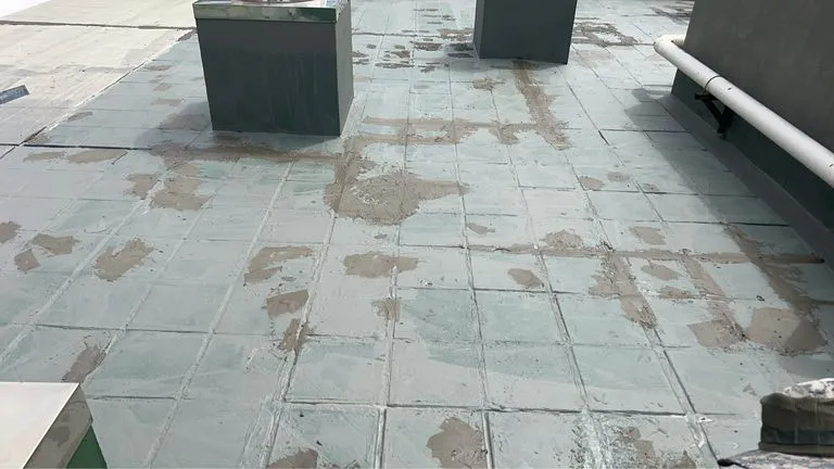 新竹頂樓防水工程案例第二階段施工