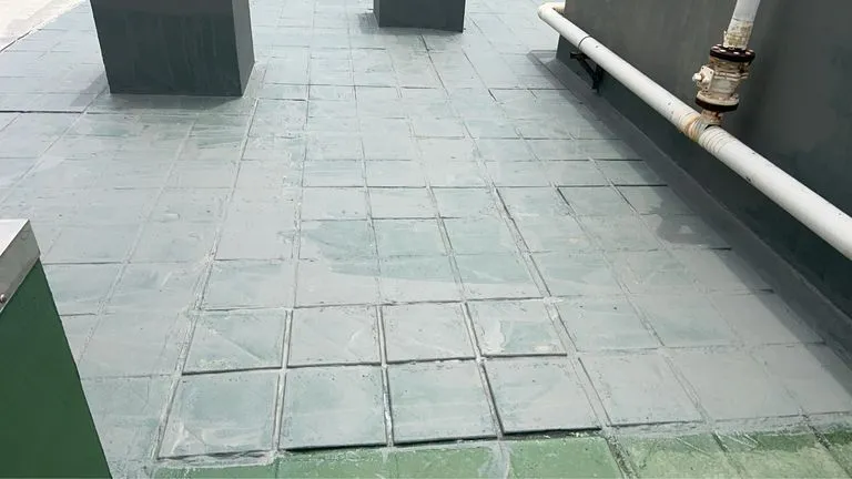 新竹頂樓防水工程案例第二階段施工